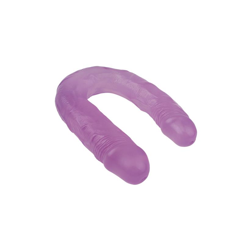 Dildo Doble 14 - 18cm Purpura - Imagen 3