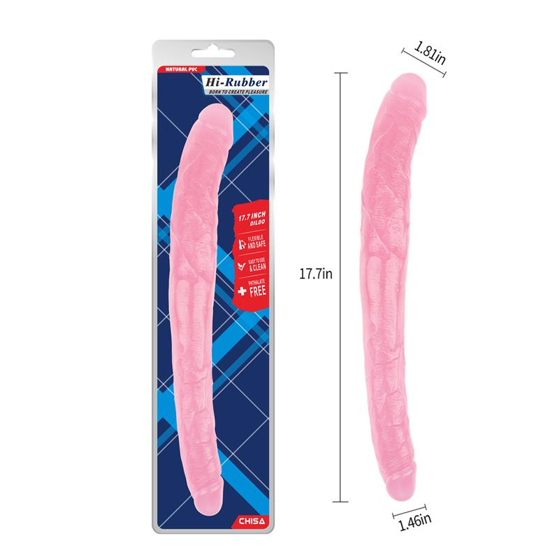 Dildo Doble 17.8 - 45cm Rosa - Imagen 6