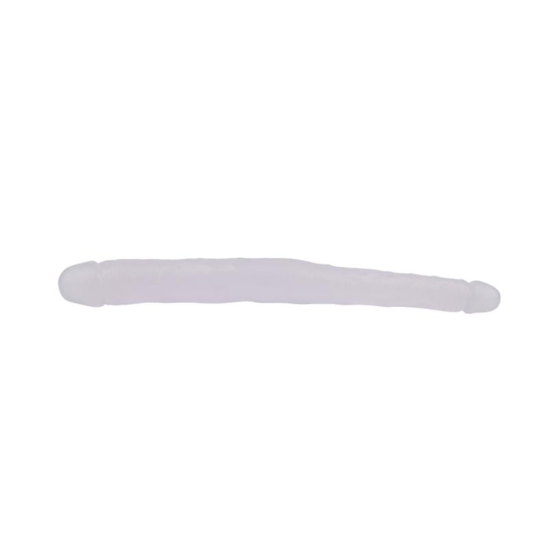 Dildo doble 17.8 - 45cm Transparente - Imagen 2