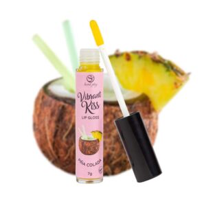 Lip Gloss Vibrant Kiss Piña Colada 7 gr