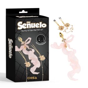 Palyful Fetish Kit Plug Anal y Pinzas para Pezones