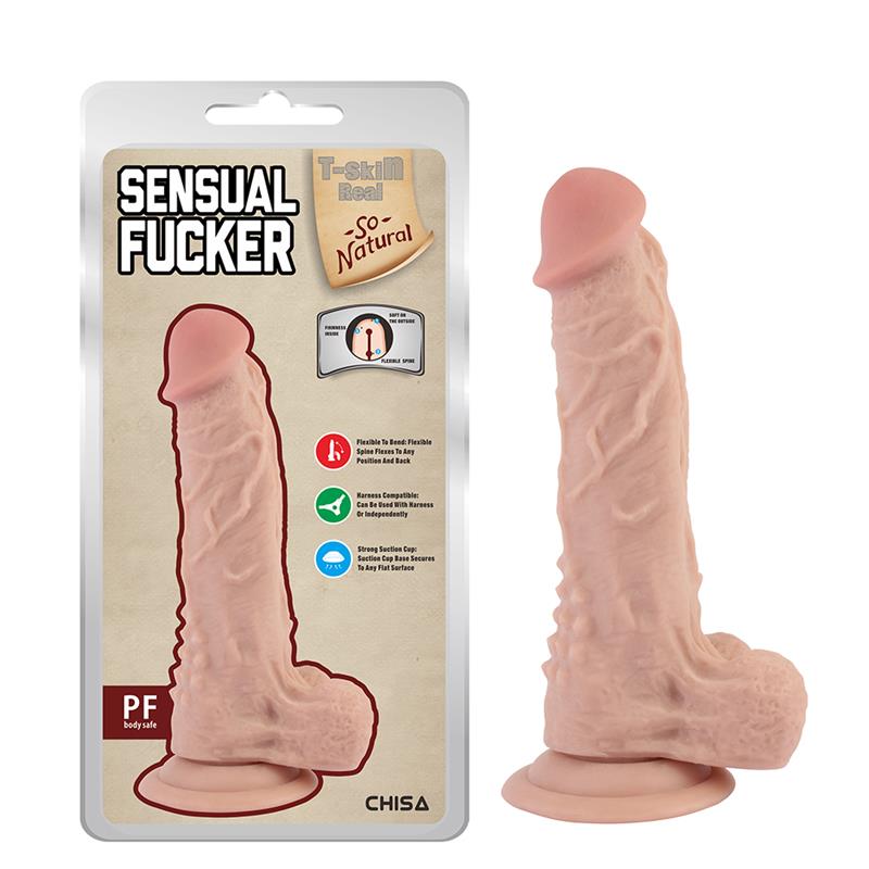 Sensual Fucker Dildo dual Density 19.5cm - Imagen 3