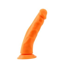 Steven.R Dildo Silicona Liquida Naranja 22.5cm