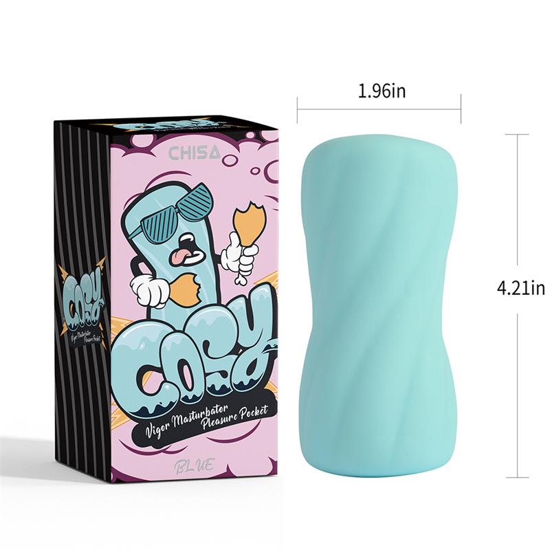 Vigor Masturbador Pleasure Pocket Azul - Imagen 5