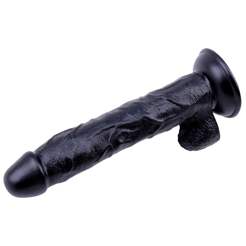 Black Veined Dildo 9.8 - 24cm - Imagen 3