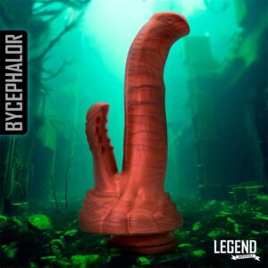 Bycephalor Dildo Dinosaurio Silicona Líquida 23,5 cm