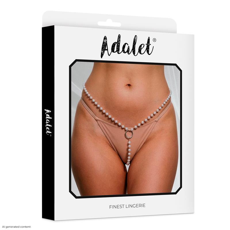 Danna Tanga de Perlas Talla Única - Imagen 4