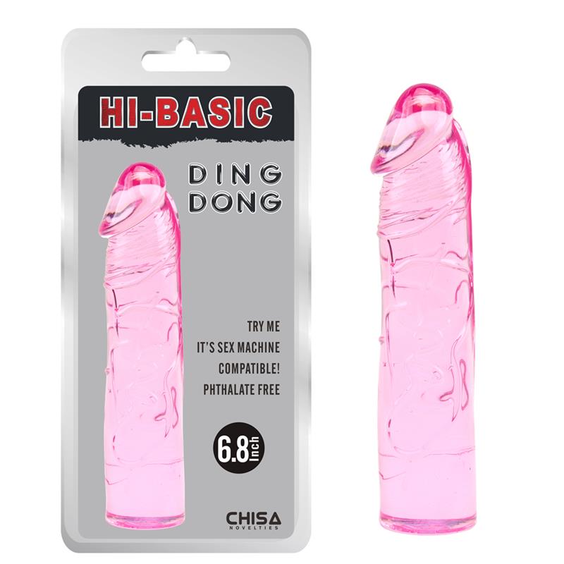 Ding Dong Dildo 6.8 - 17.5cm Rosa - Imagen 5