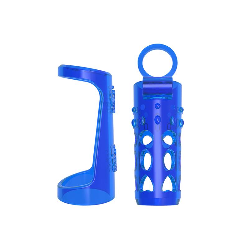Funda para el Pene con Vibración Azul - Imagen 2