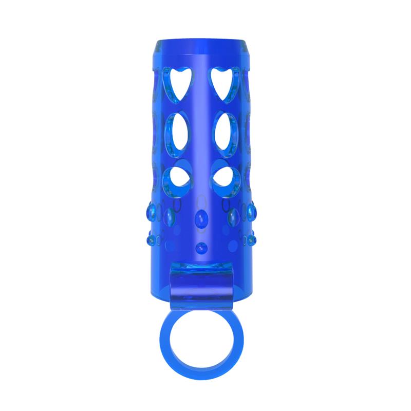 Funda para el Pene con Vibración Azul - Imagen 3