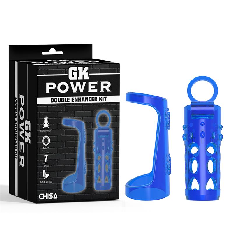 Funda para el Pene con Vibración Azul