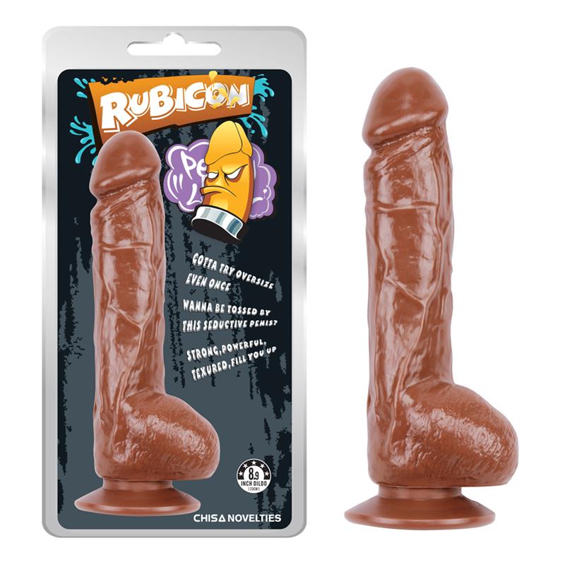 Orgasm Stealer Dildo 8.5 - 22.3cm Marrón - Imagen 2