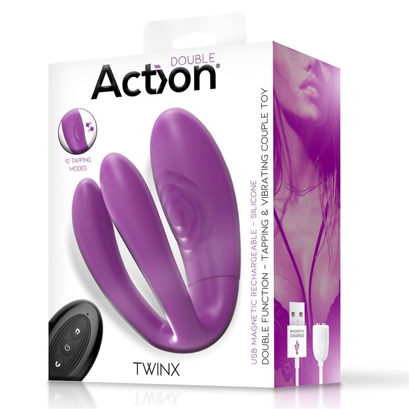 Twinx Vibrador para Parejas con Tapping - Imagen 10